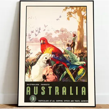 Obraz Plakát Cestovní Vintage Bez rámu 42 x 59,4 cm