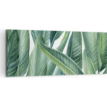 Obraz Foto obraz na plátně canvas 100x40 listy obývací pokoj ložnice na zeď velký