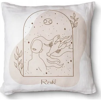 Dekorativní polštářek Pohodlný dekorativní foto polštář s potiskem 40x40 cm - Znamení zvěrokruhu žena rak