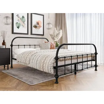 Postel Kovová postel Satyk, Rozměr postele: 160x200, Barva: Černá MIRJAN 5903211402562
