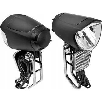 Cyklosvítilna 2K LAMPA PŘEDNÍ JY-7070 NA DYNAMO 6V SVĚTLO 70 LUX S FUNKCÍ UDRŽOVÁNÍ SVĚTLA ON/AUTO/OFF