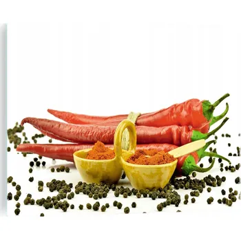 Varná deska Tvrzené sklo na indukční desku – motiv chilli papriček do kuchyně