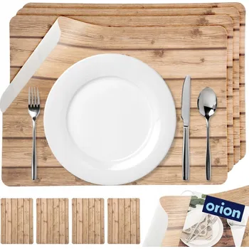 prostírání Obdélníková podložka plast prostírání 30 x 43 cm