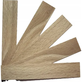 Svíčka Dřevěné knoty na svíčky knot 8 cm x 1,5 cm 5 ks