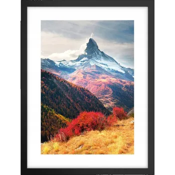 Obraz Obraz plakát v černém rámu do obýváku 30x40 krajina foto na zeď