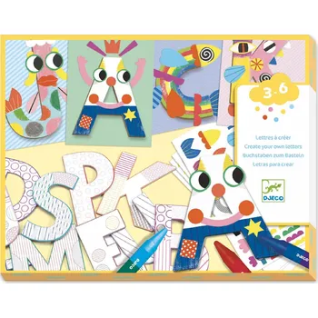 kreativní sada Djeco - Kreativní sada - Svět písmenek