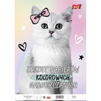 Sešit Barevný papír A4 Unipap 10 listů 90 g/m2