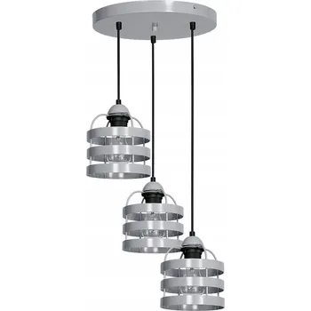 Závěsné Stropní Svítidlo Závěsné svítidlo TUBE 3 Šedé