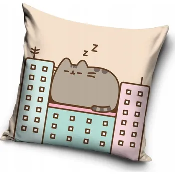 Povlak na dekorativní polštářek Povlak Carbotex Pusheen 40 x 40 polštáře