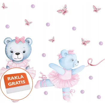 Samolepící dekorace Samolepka na stěnu medvídci pro děti 100x95 cm