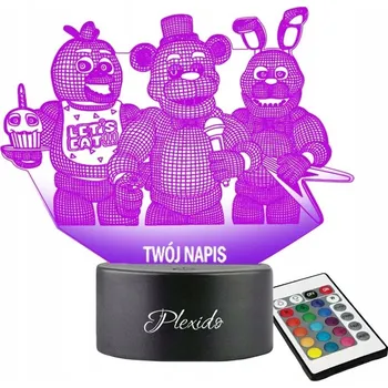 Lampička Noční lampa Plexido vícebarevná