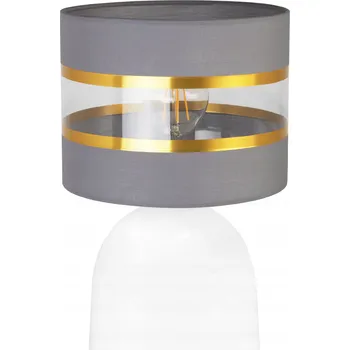 Stojací lampa STOJACÍ LAMPA NOČNÍ S ELEGANTNÍM ZLATÝM STÍNIDLEM 20 CM