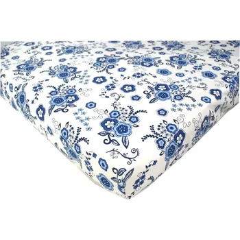 Prostěradlo Prostěradlo bavlněné BIM 80x200 cm s gumou, vícebarevné