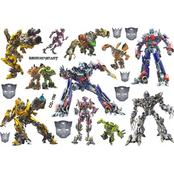 Odstranitelné tetování Smyvatelné tetování pro děti TRANSFORMERS CG196