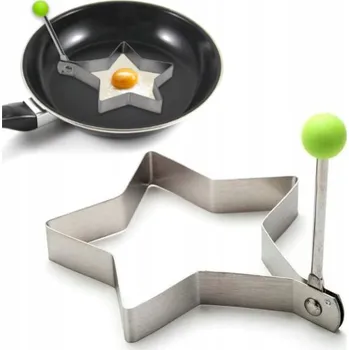 Stojánek na vajíčko Formička hvězda kovová na vejce PrzydaSie