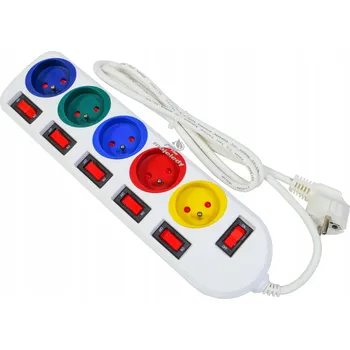 Napájecí kabel Prodlužovací Kabel MojeLedy 2 m 5 ks bílá