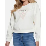 Dámská krémová mikina Guess - Velikost M, Barva Bílá - krémová 56135 W4RQ13KC5H2-G012