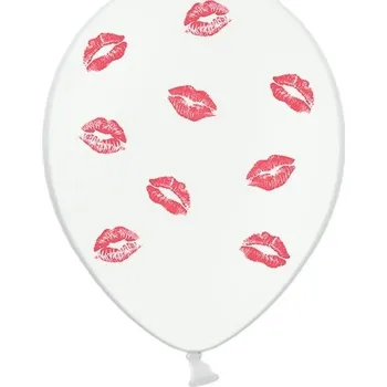 Balónek Balónek s potiskem Narozeniny, oslava červených úst
