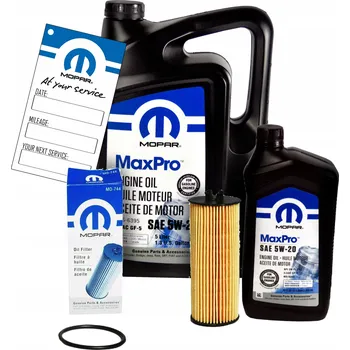 Motorový olej MOPAR 5W20 filtr pro Dodge Challenger 3.6 V6 - 2013