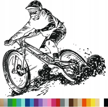 samolepka 2# ENDURO DH KOLO samolepka na stěnu 43x43cm
