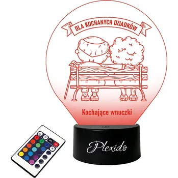 Lampička Plexido vícebarevná Noční lampa