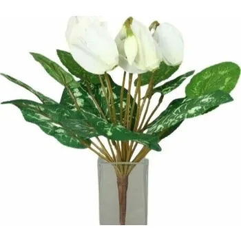 umělá květina Umělá květina Brambořík, bílá