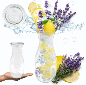 Sklenice Sklenice WECK / plastové víko KARAFA 1l LÁHEV