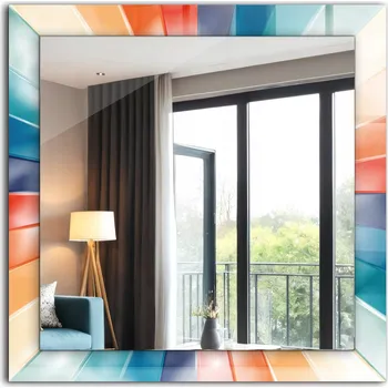 Zrcadlo Zrcadlo Coloray nástěnné čtverec 600 x 600 mm