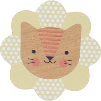 Dřevěná hračka Petit Collage Dřevěné chrastítko Lev