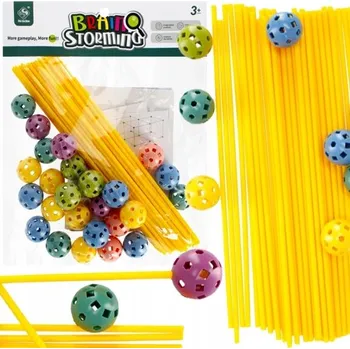 ostatní stavebnice Mega Creative 498762 Brčka Stavební Stavebnice 75 dílků