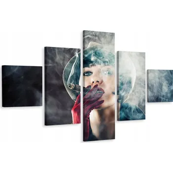 Obraz Vícedílný obraz PORTRET Ženy s cigaretou 200x120