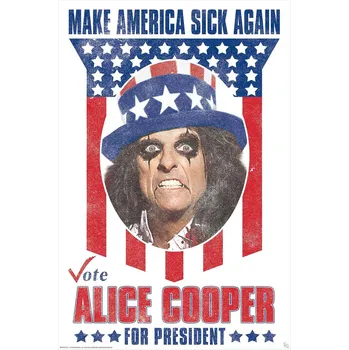 Plakát GB eye Maxi Plakát Alice Cooper for President, 91,5 × 61 cm BH267