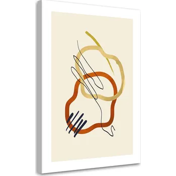 Obraz MODERNÍ OBRAZ Tvary a linie boho NA PLÁTNĚ 40x60