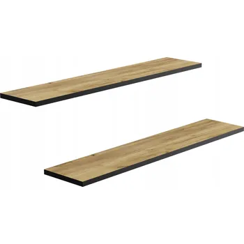 police Police laminovaná deska HWS FURNITURE 80 x 15 cm dub craft zlatý