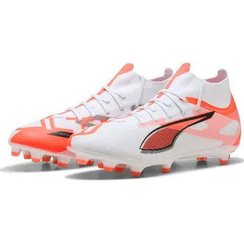 Kopačky Pánské Lisovky PUMA ULTRA 5 MATCH+ FG/AG 10816201 – Bílá 44,5