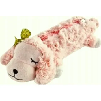 Penál KAYET Plyšový jednokomorový penál tuba pouzdro RŮŽOVÝ PEJSEK