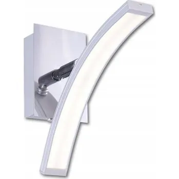 Nástěnné svítidlo Nástěnná lampa LARGO, nástěnné svítidlo 1 ALUMINIUM + DÁLKOVÝ OVLADAČ