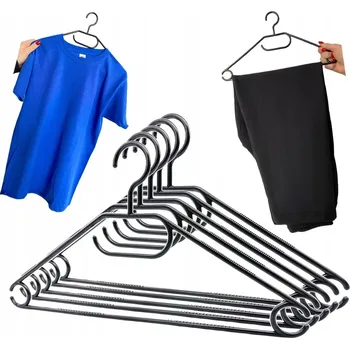 Věšák Šatní ramínko kuchnioland černý