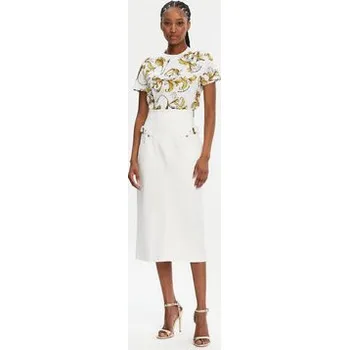 Versace Jeans Couture T-Shirt 78HAH613 Bílá Regular Fit XS