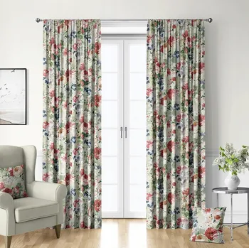 Obraz Závěs polozatemňovací s páskou, žabky 145 cm x 175 cm