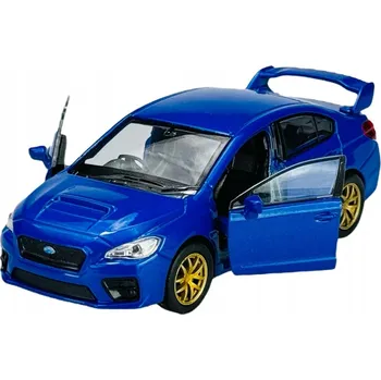 autíčko WELLY SUBARU IMPREZA WRX STi MODRÁ 1:34 NOVÝ KOVOVÝ MODEL 43693