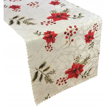 ubrus Vánoční běhoun na stůl Red Star 40x80 cm