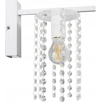 Nástěnné svítidlo Nástěnné svítidlo JasnoCiemno bílé, stříbrné E27 60 W