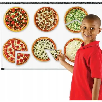 magnetka pro dítě Magnetické pizzy - zlomky