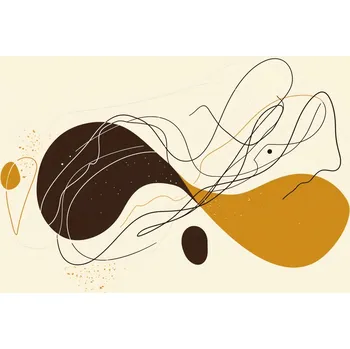 Plakát Plakát Symfonie linií a tvarů bez rámu 91,5 x 61 cm