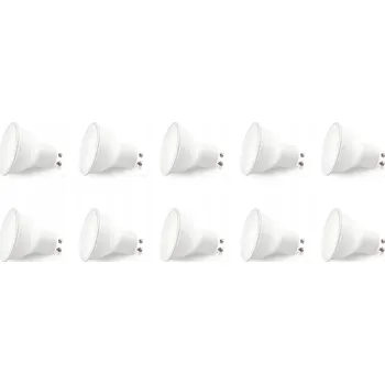 Žárovka Sada 10x LED žárovka GU10 5W studená bílá 6000K LLS