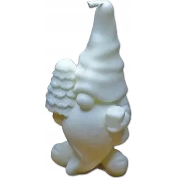 Svíčka Ručně vyráběná vonná svíčka ze sójového vosku - skřítek, Vánoce