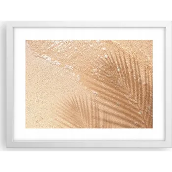 Obraz Obraz plakát v bílém rámu do obýváku 40x30 abstrakce foto na zeď