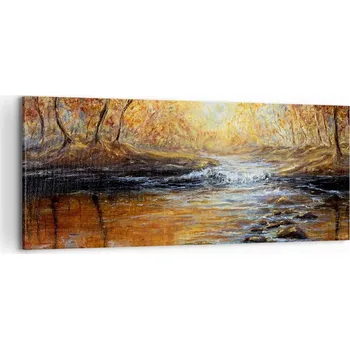 Obraz Foto obraz na plátně 100x40 krajina obývací pokoj ložnice na zeď velký