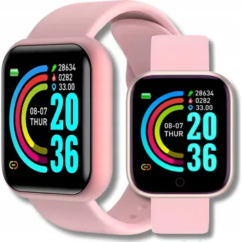 Hodinky Chytré Hodinky ZeeTech Chytré hodinky růžové